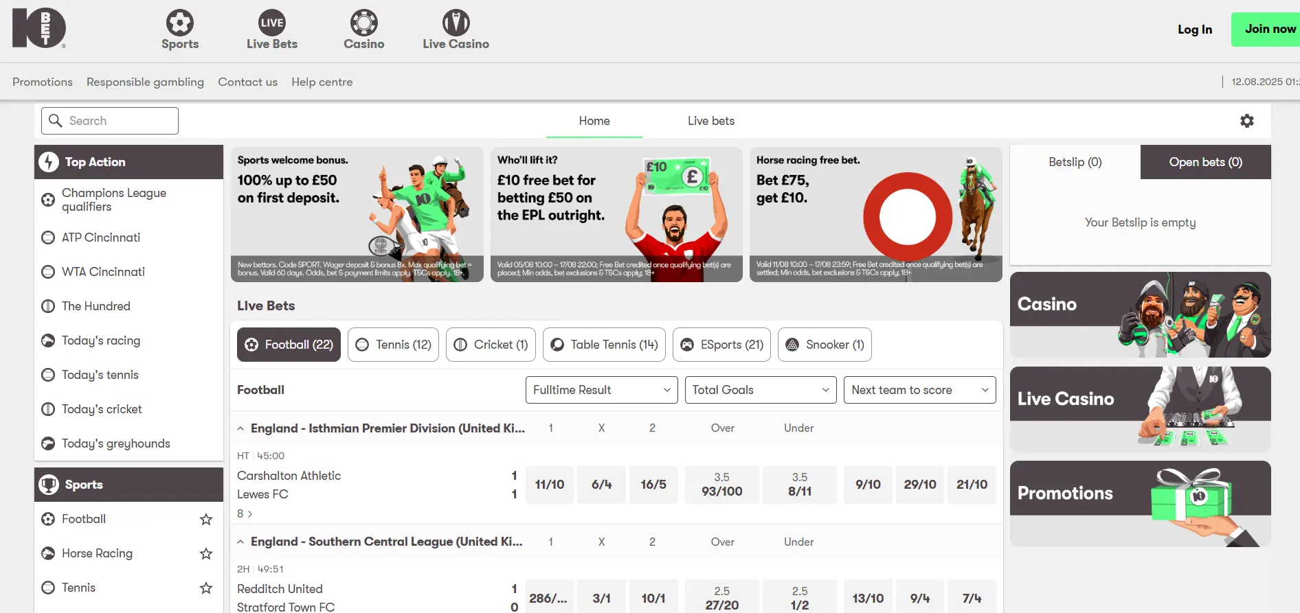 10bet betting review