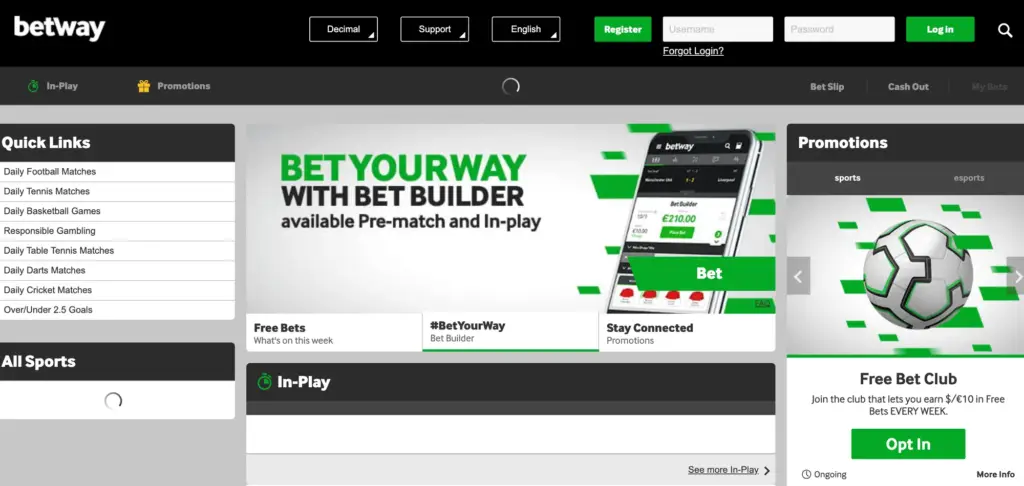 betway sportsbook