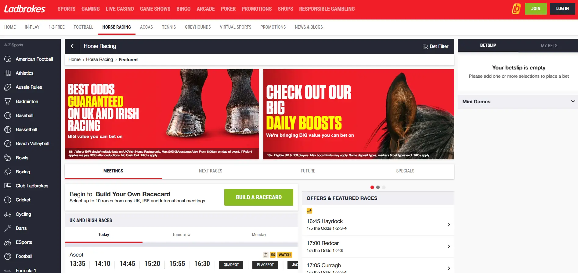 ladbrokes horse racing