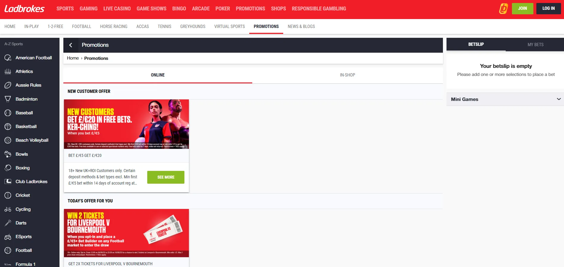 ladbrokes promotions