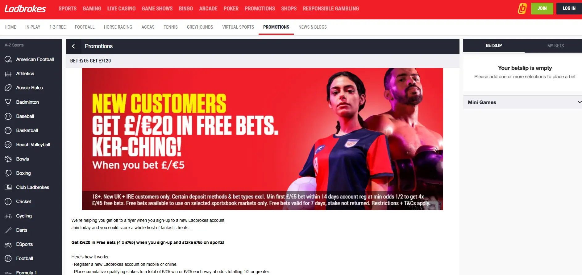 ladbrokes welcome bonus